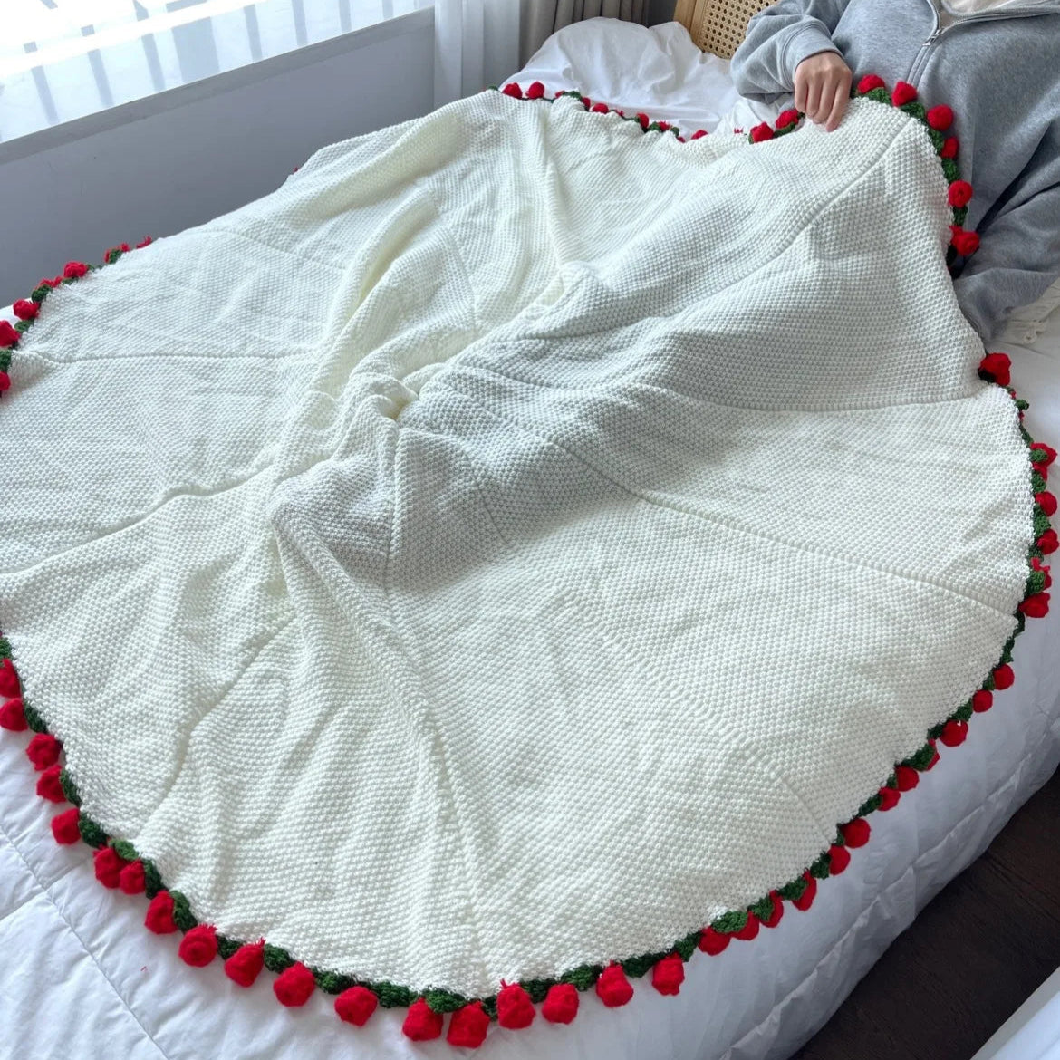 SnugBloom Crochet Blanket